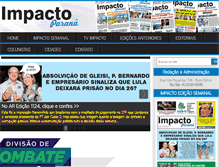 Tablet Screenshot of impactopr.com.br